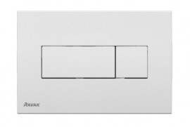 Ravak Universal WC ovládací tlačítko 247 x 165 plast, bílé  X01457